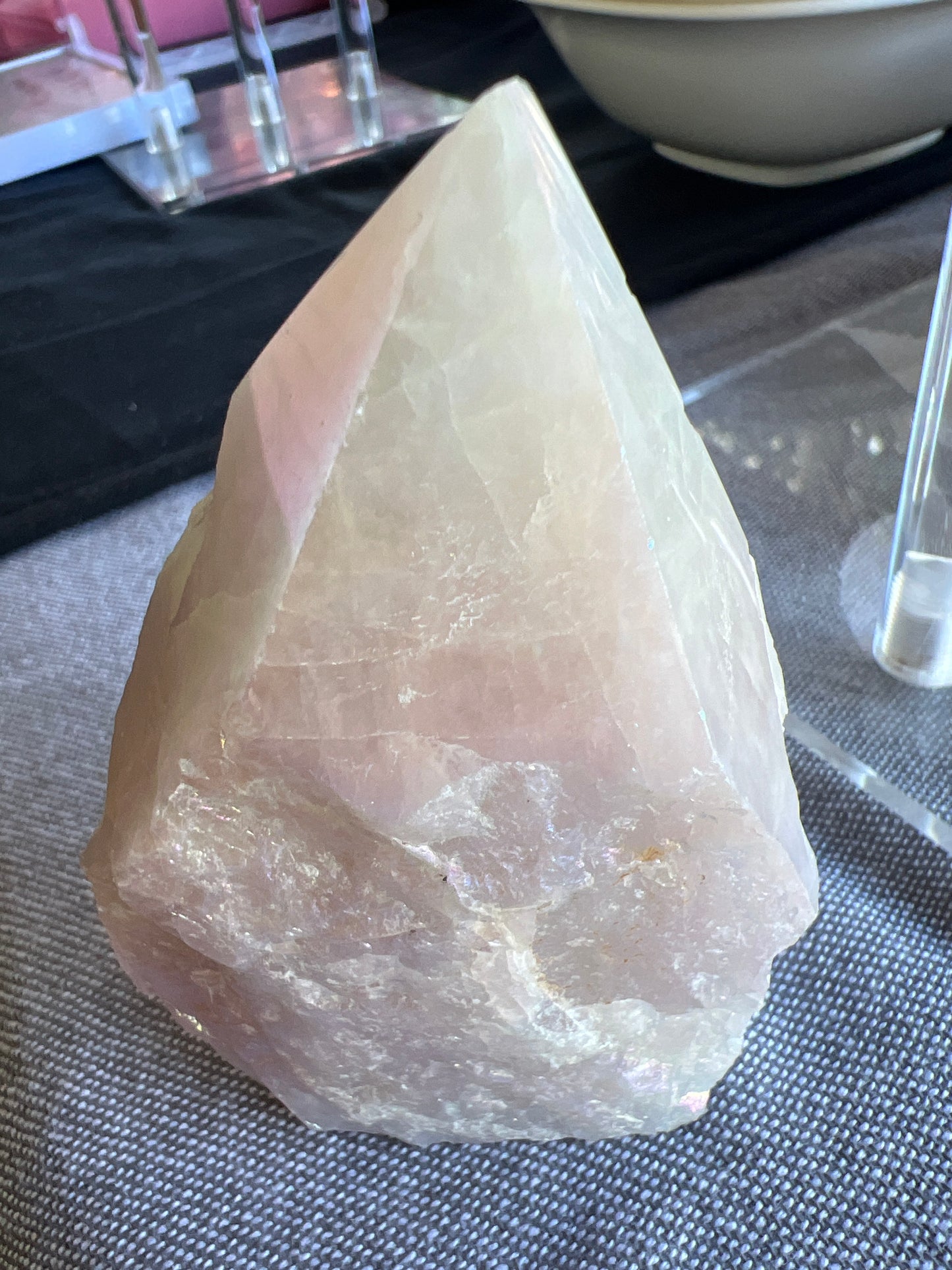 Angel Aura Quartz Top Polish Point Raw Generator