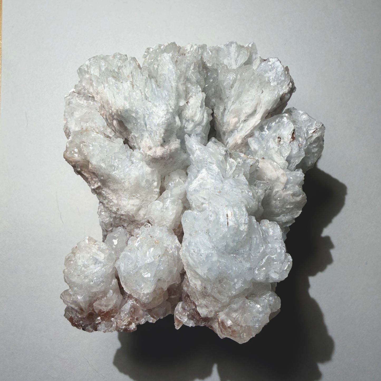 Cluster : Blue Aragonite, 3½" Tall, 3½" Wide