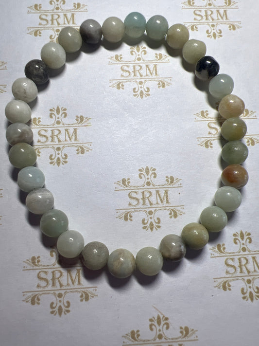 Bracelet : 6mm Amazonite : 6¾”