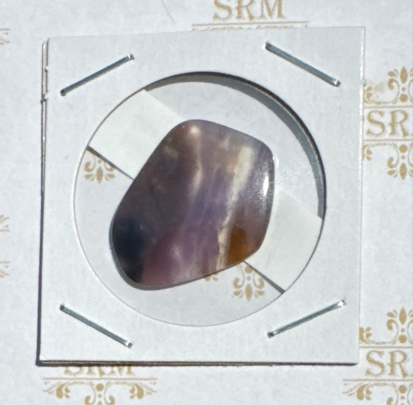 Cab : Purple Chalcedony, 29x22x3, 20ct