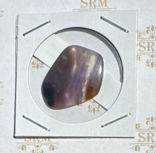 Cab : Purple Chalcedony, 29x22x3, 20ct
