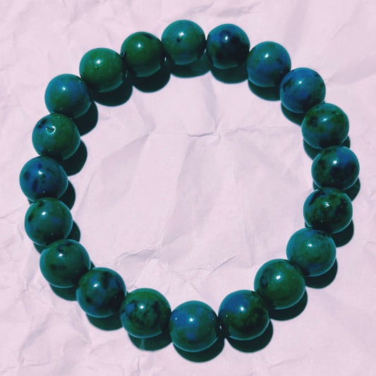Bracelet : 10mm Malacholla, 6¾"