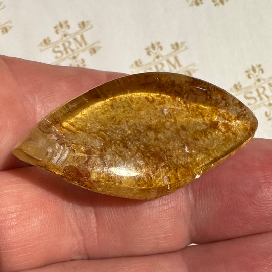 Crystal : Garden Quartz, Polished, 44mm x 22mm x 10mm, 88ct