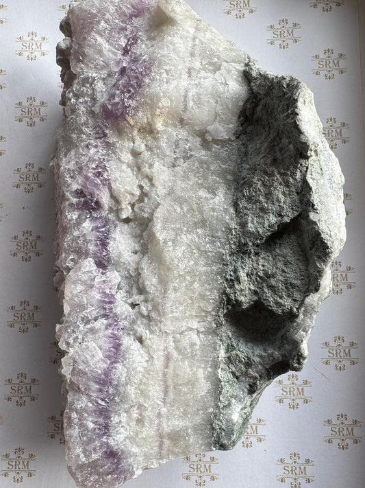 Cluster : Mangano Calcite on Amethyst, ~5½ lbs