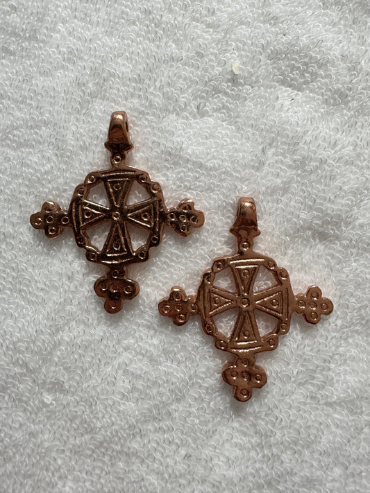 Pendant : Brass Nepal : 48mm