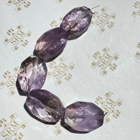 Faceted: Strand Faceted Amethyst, 22mm x 16mm x 8mm, 111ct