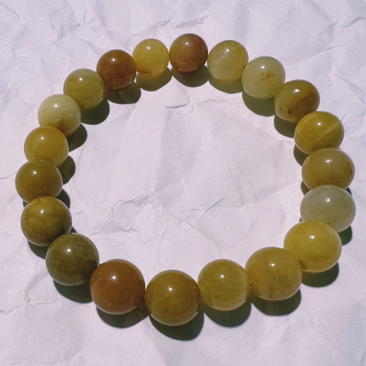 Bracelet : 10mm Golden Healer.  6¼”, 6½”, 6¾".  Choice!