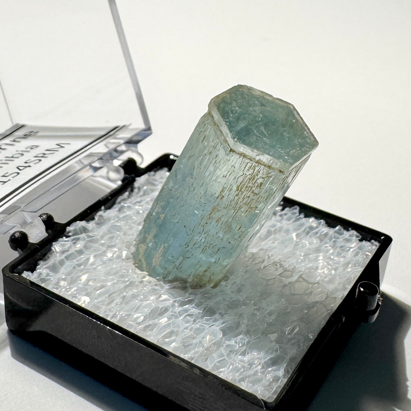 Crystal : Mounted : Natural Aquamarine specimen from Namibia