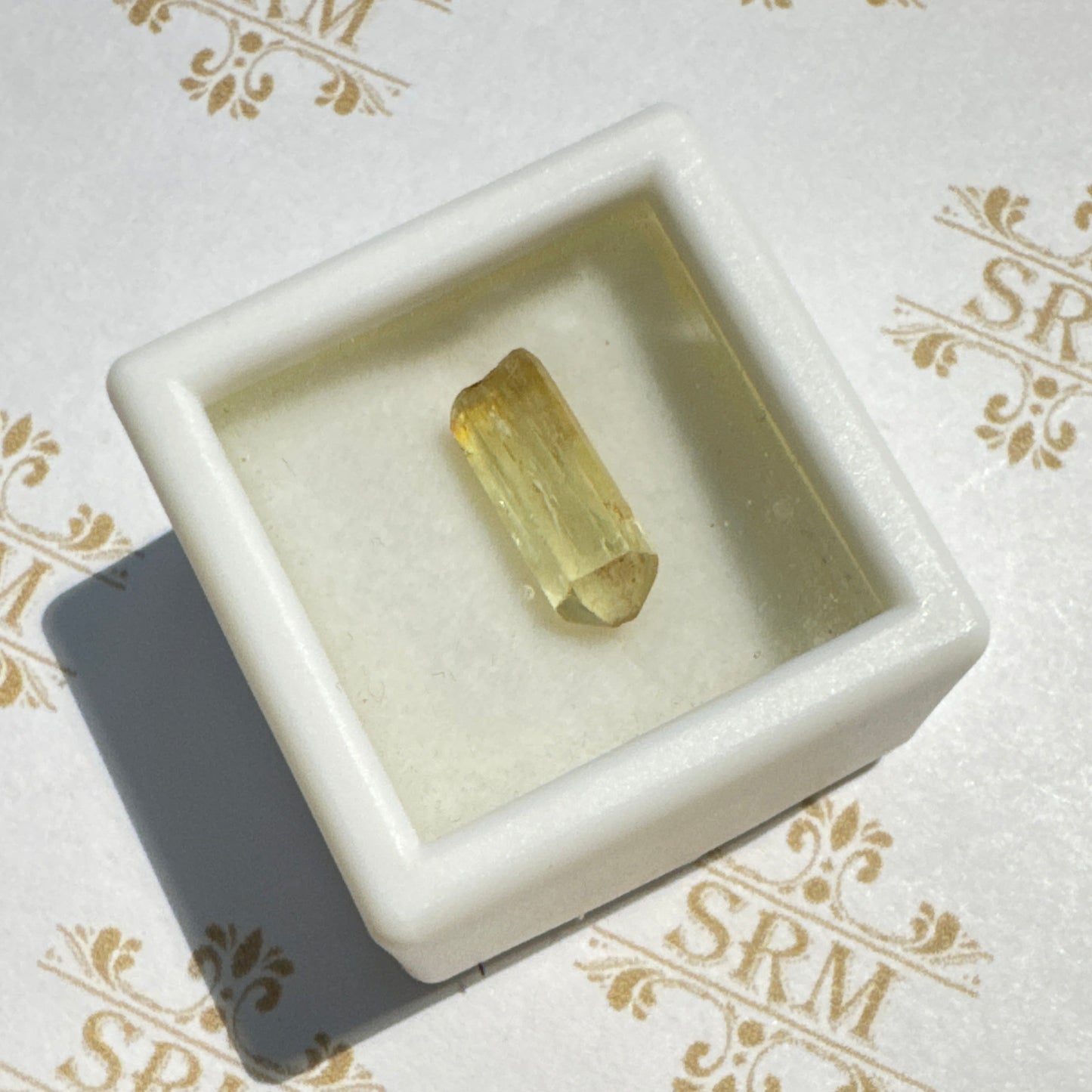 Crystal:  Fluorapatite, Durango Mexico