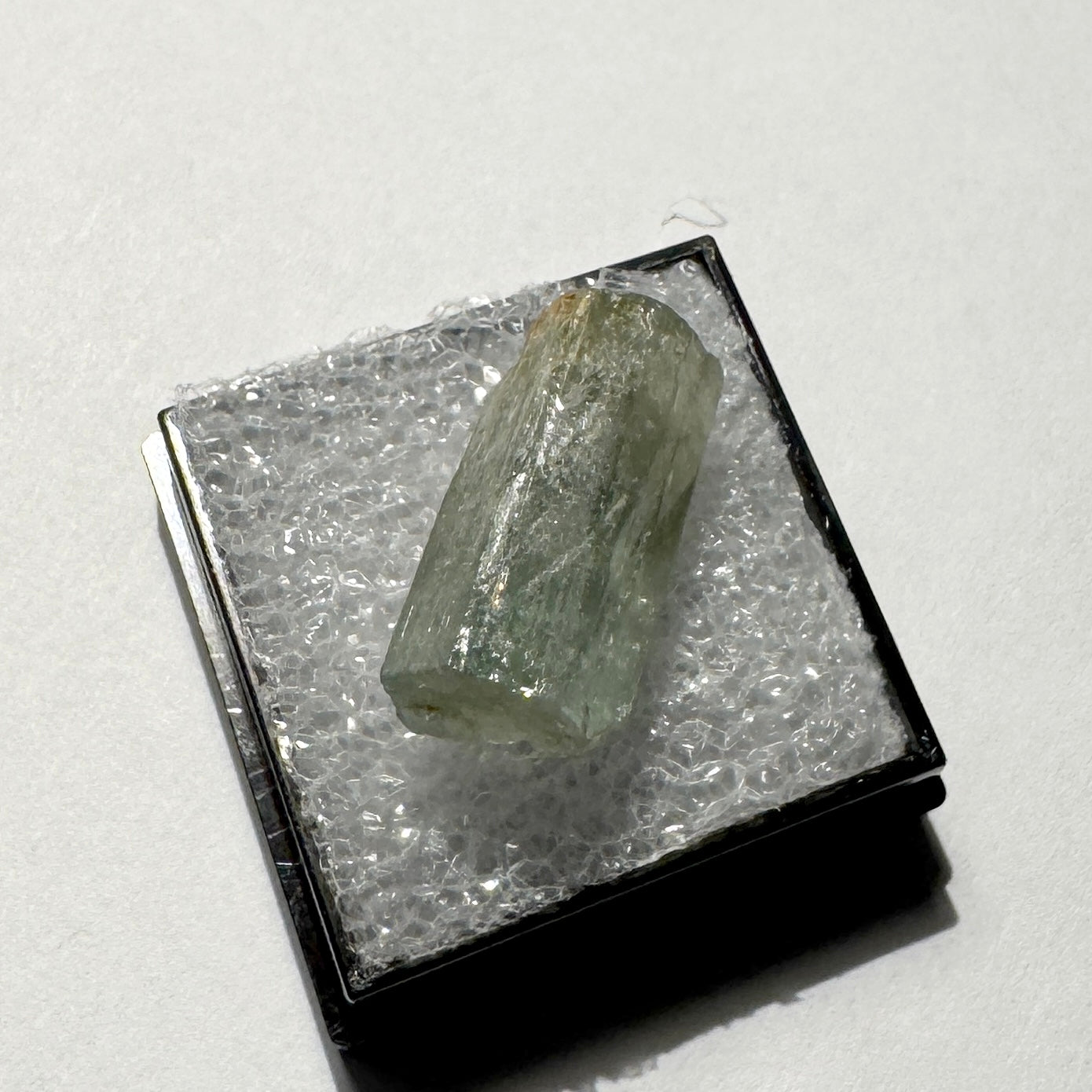 Crystal : Mounted : Natural Aquamarine, Shorl, Feldspar specimen from Namibia