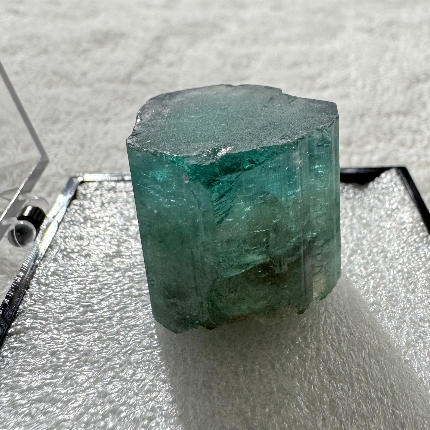 Crystal : Mounted : Watermelon Tourmaline in 2” Acrylic Box, 107ct
