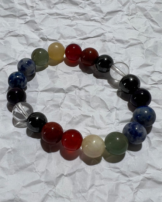 Bracelet : 10mm Chakra, 6"