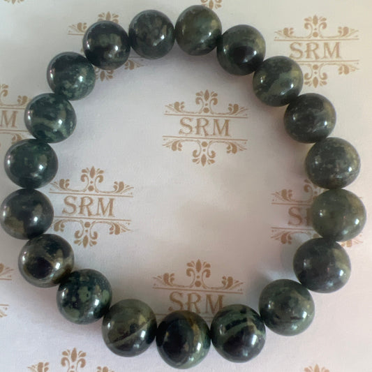 Bracelet : 10mm Kambaba Jasper, 6½"