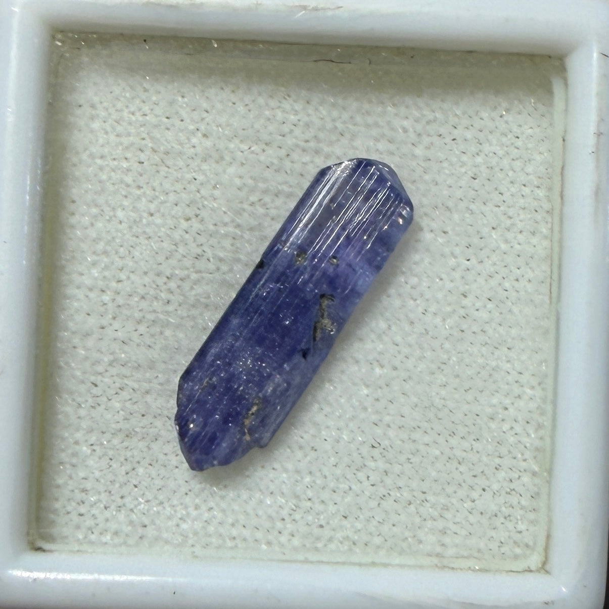 Crystals : Tanzanite, DT, in Display Box, 3.2cts