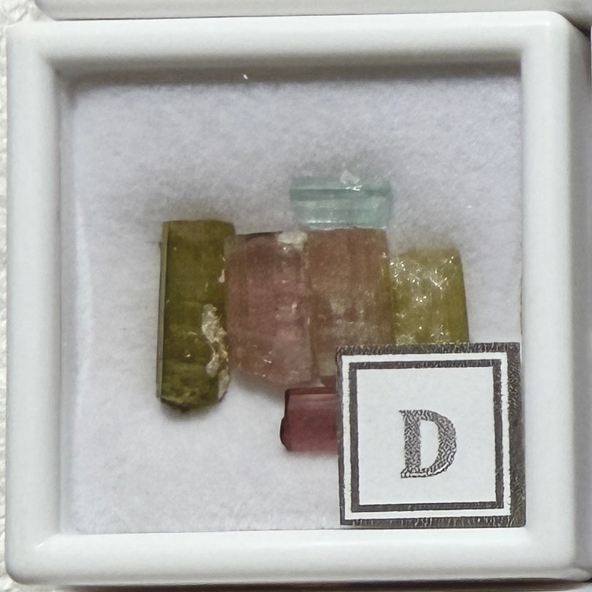 Crystals : Tourmalines Of The World, Display Boxes