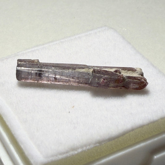 Crystals : Purple Tourmaline, 1.125gm, Nigeria, in small display box