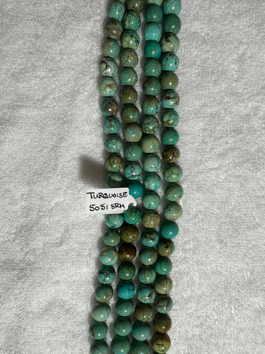Beads : Turquoise : Hubei : 10mm