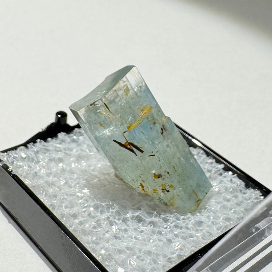 Crystal : Mounted : Natural Aquamarine specimen from Namibia