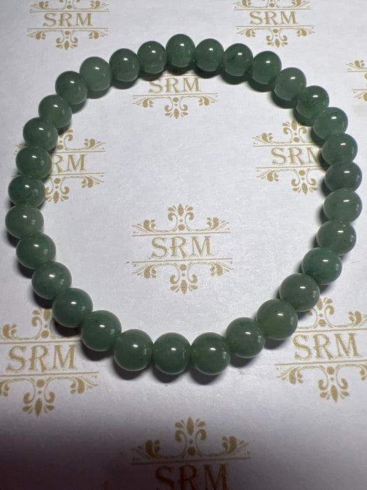 Bracelet : 6mm Green Aventurine : 6¾”