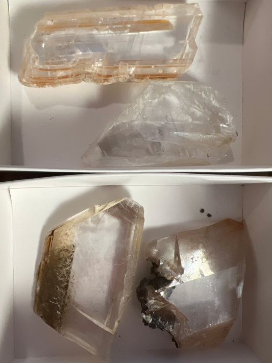 4 piece box of Phantom Selenite Blades