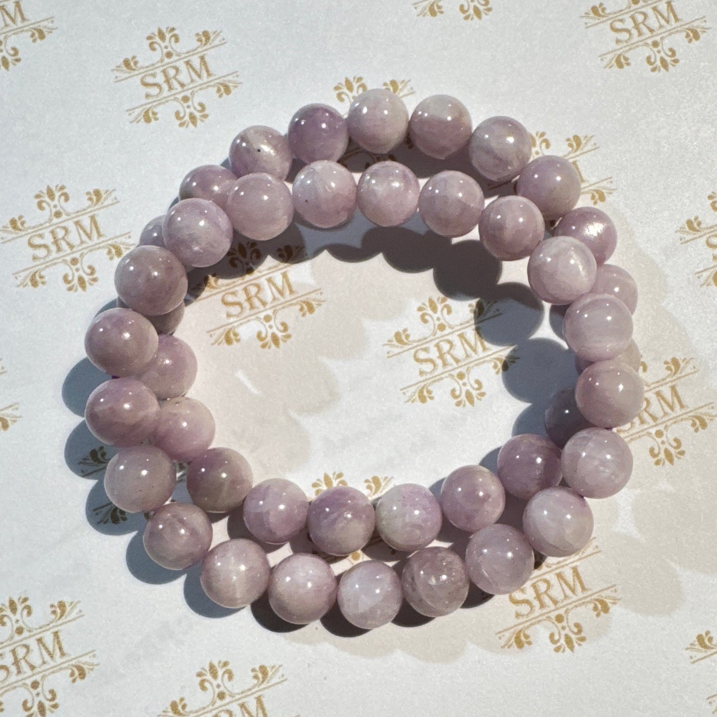 Bracelet : 10mm Pink Kunzite, 6½"