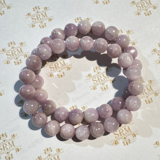 Bracelet : 10mm Pink Kunzite, 6½"