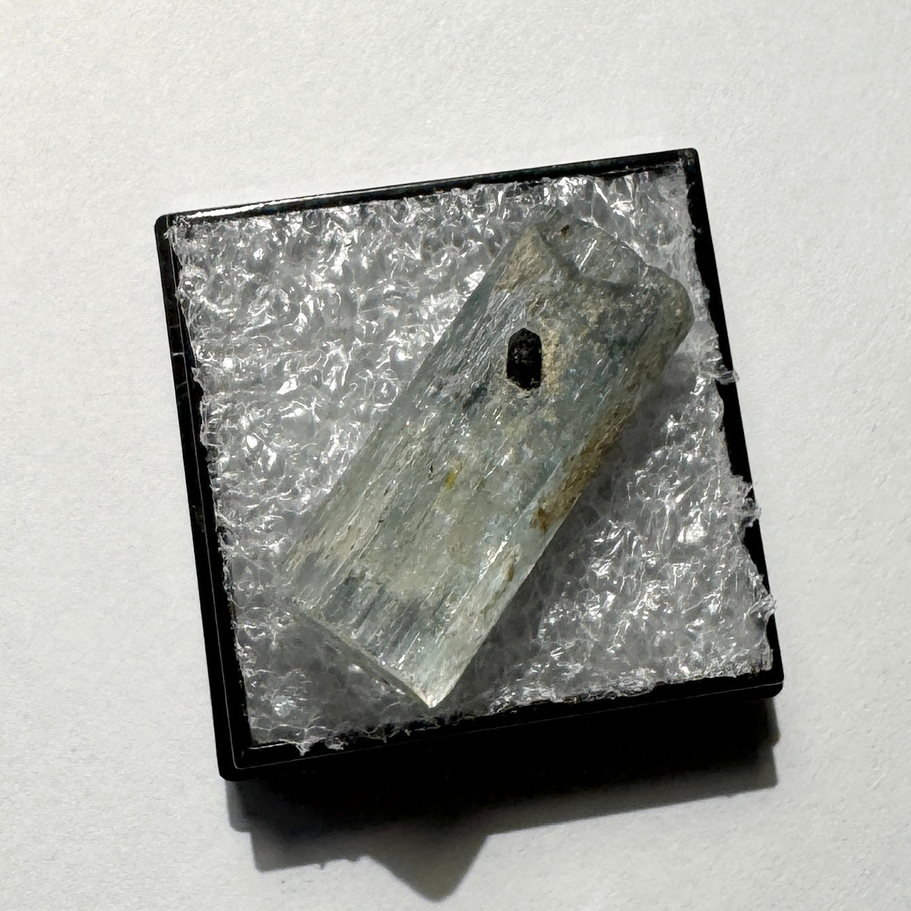 Crystal : Mounted : Natural Aquamarine, Shorl, Feldspar specimen from Namibia