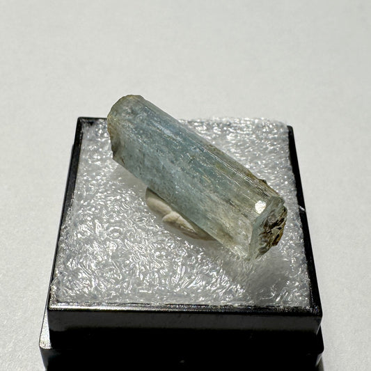 Crystal : Mounted : Natural Aquamarine, Shorl, Feldspar specimen from Namibia