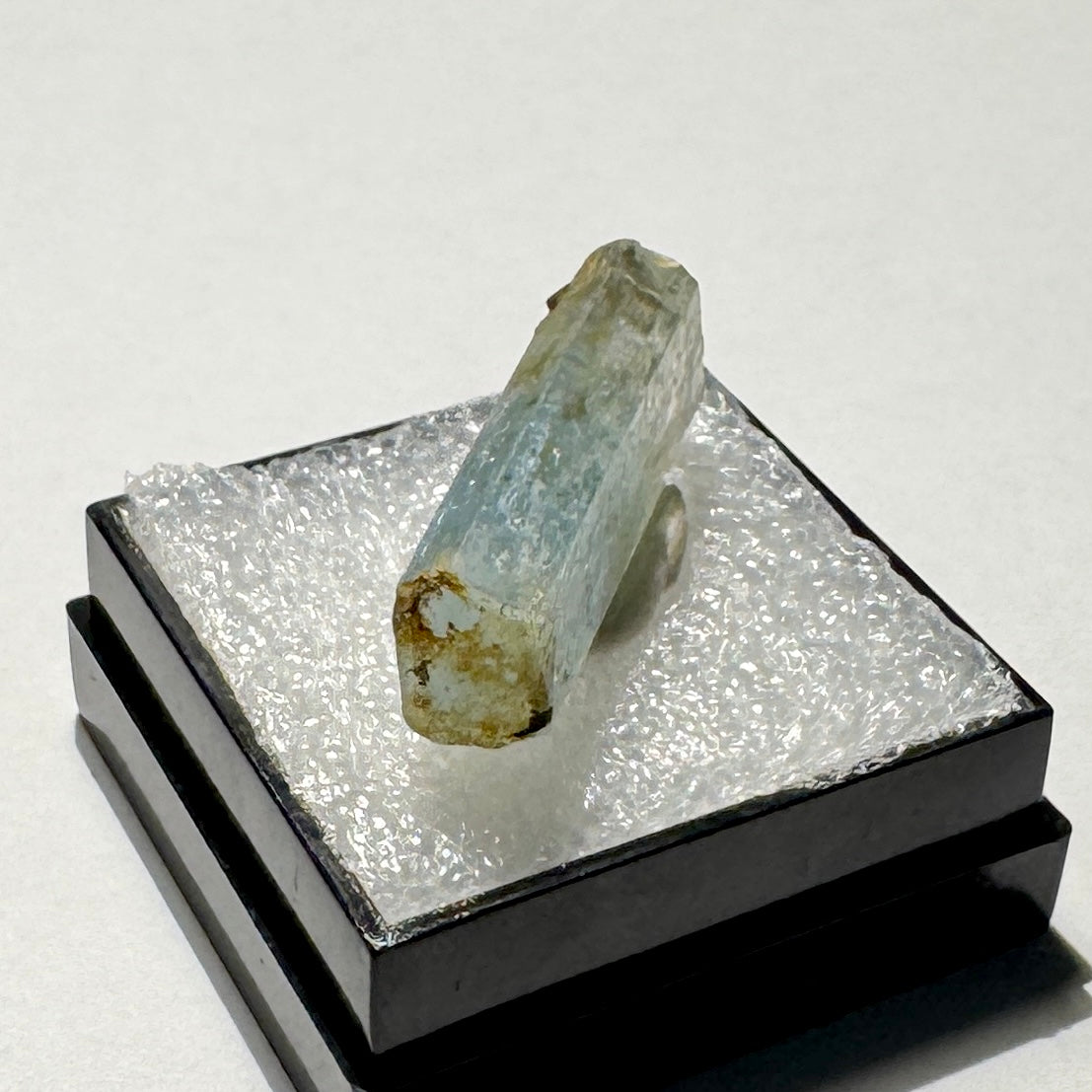 Crystal : Mounted : Natural Aquamarine, Shorl, Feldspar specimen from Namibia