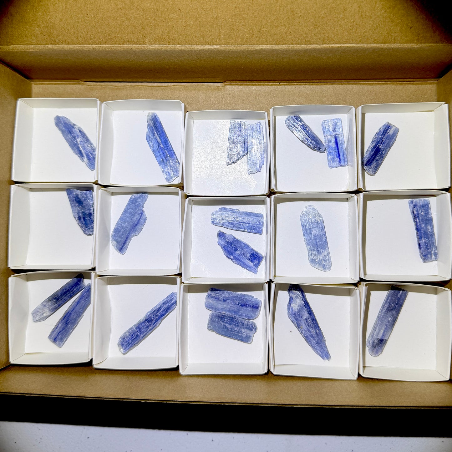 Bulk : Rough : Blue Kyanite Blades, 20 pieces