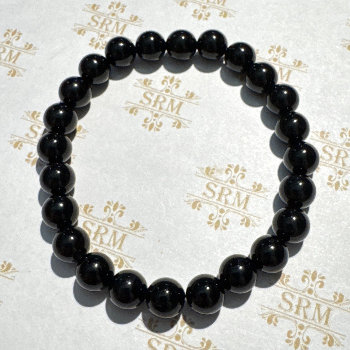 Bracelet : 8mm Tourmaline, 6½"