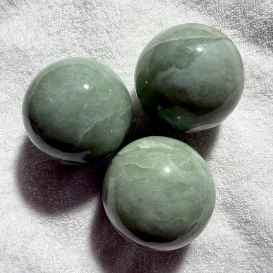 Sphere : Burmese Jade : ~57mm