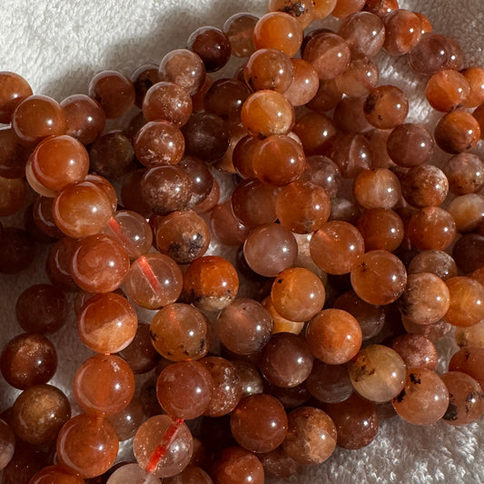 Bracelet : 5-6mm Cherry Quartz, 7"