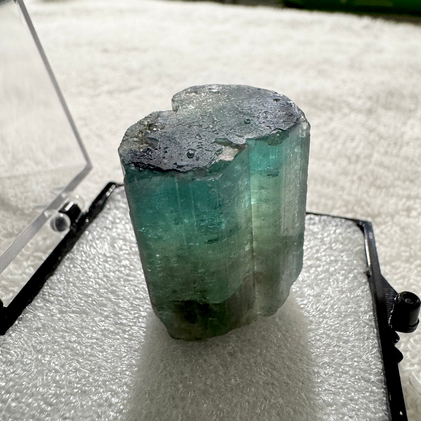 Crystal : Mounted : Watermelon Tourmaline in 2” Acrylic Box, 135ct