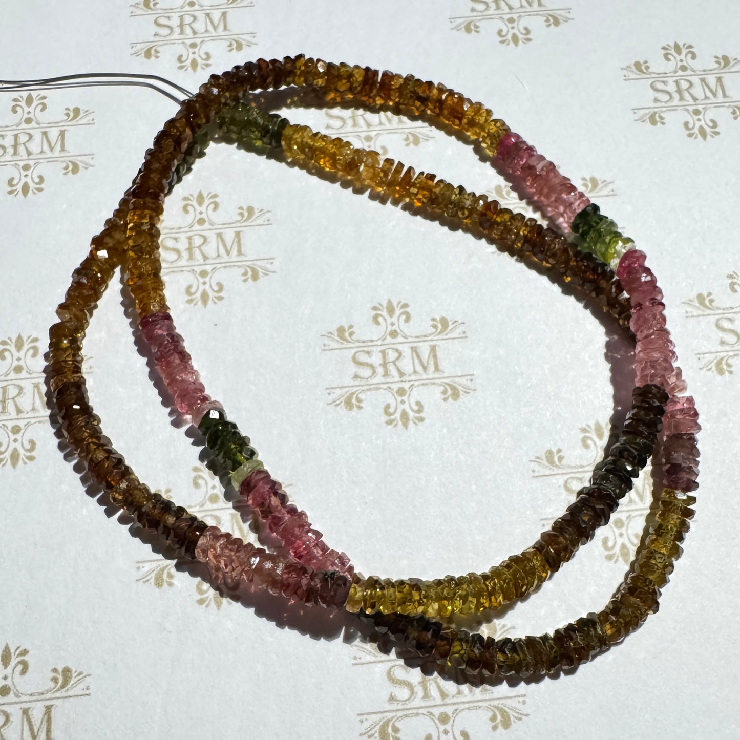 Faceted: Tourmaline, 4mm, 16", 64ct