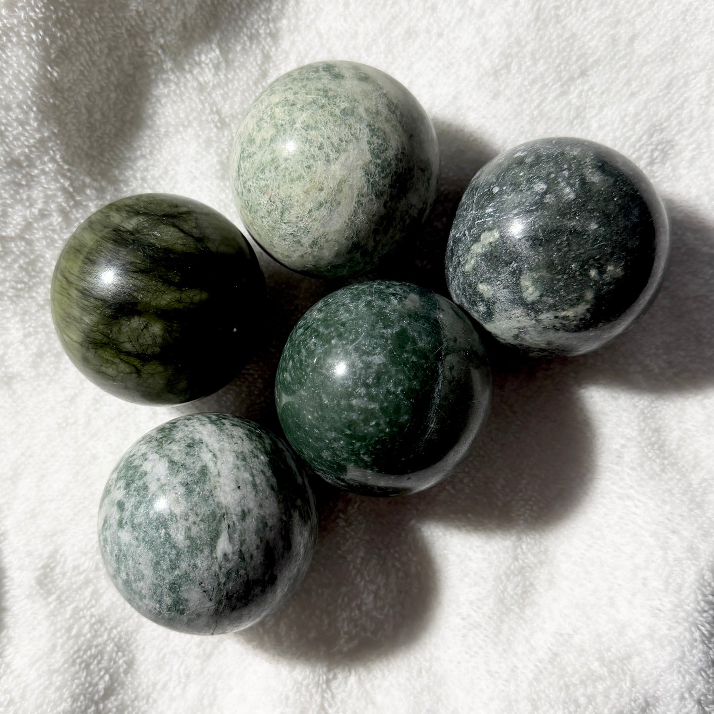 Sphere : Nephrite Jade : 2”