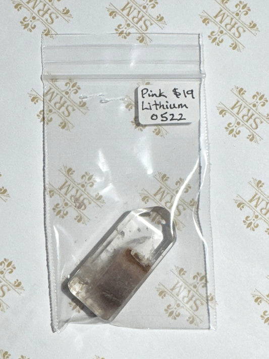 Bag : Pink Lithium, 1½"x¾