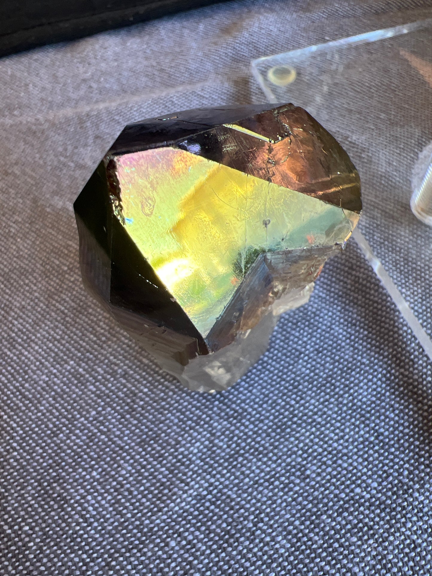 Dark Aura Quartz Top Polish Point Raw Generator