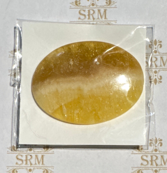 Cab : Calcite, 40x30x3, 64ct