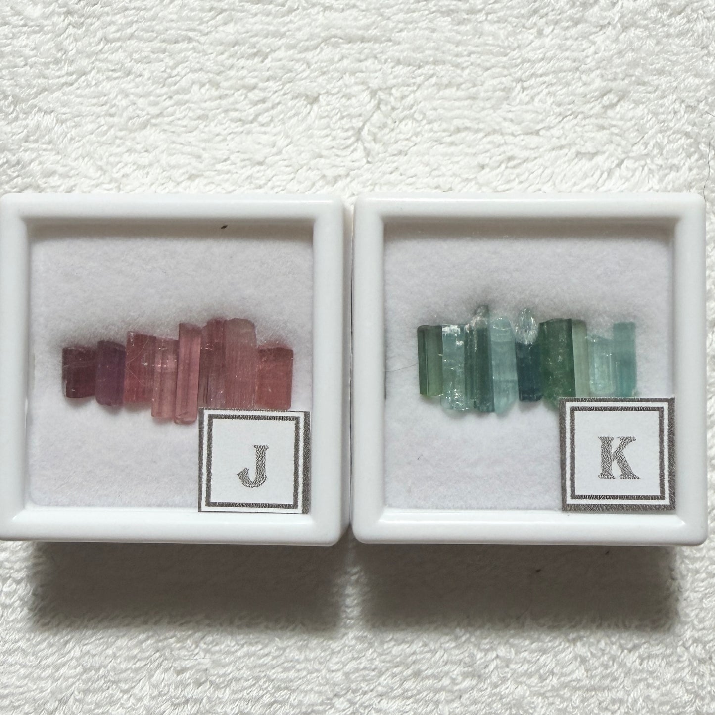 Crystals : Tourmalines Of The World, Display Boxes