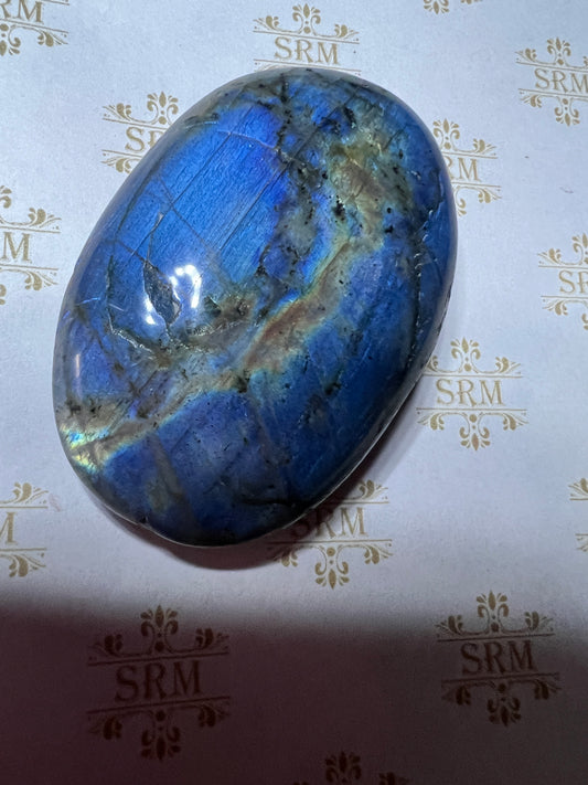 Palmstone : Labradorite : Rough Polish 2-5/8”
