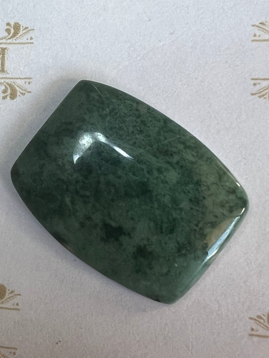 Cab: Jasper, Green, 27x21x3, 23cts