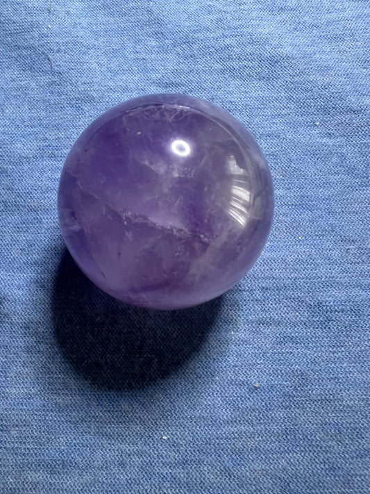 Sphere : Amethyst.  Approx.  1.25”