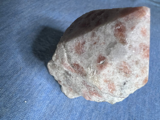 Point : Sunstone with Golden Rutile : Top Polish Point Rough Generator
