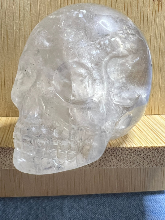 Carved : Skull : Quartz