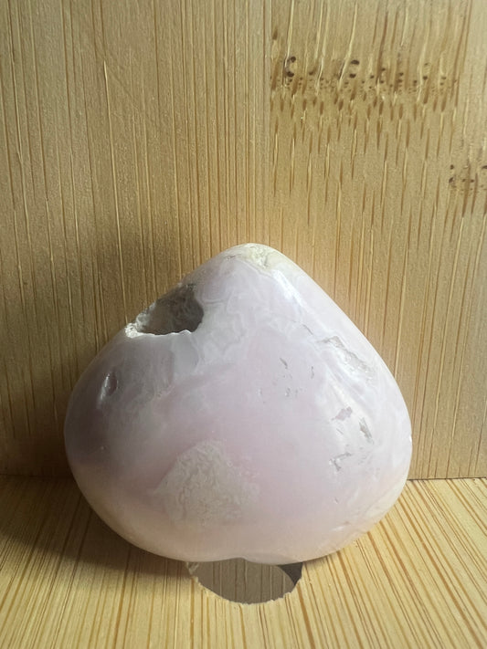 Carved : Heart : Mangano Calcite : UV