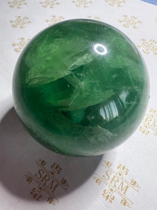 Sphere : Fluorite : 2” : POS