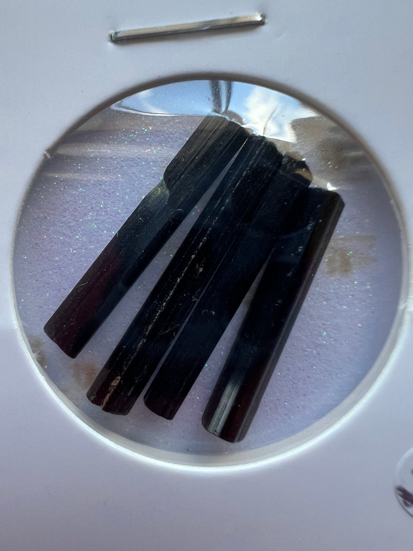 Crystal : Needles : Tourmaline, Black.  Choice!