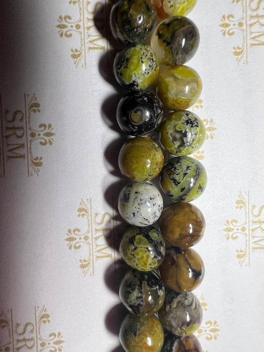 Beads : Yellow Opal  : 10mm