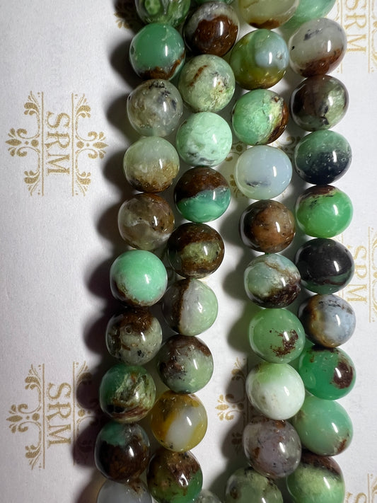 Beads : Chrysoprase : 10mm